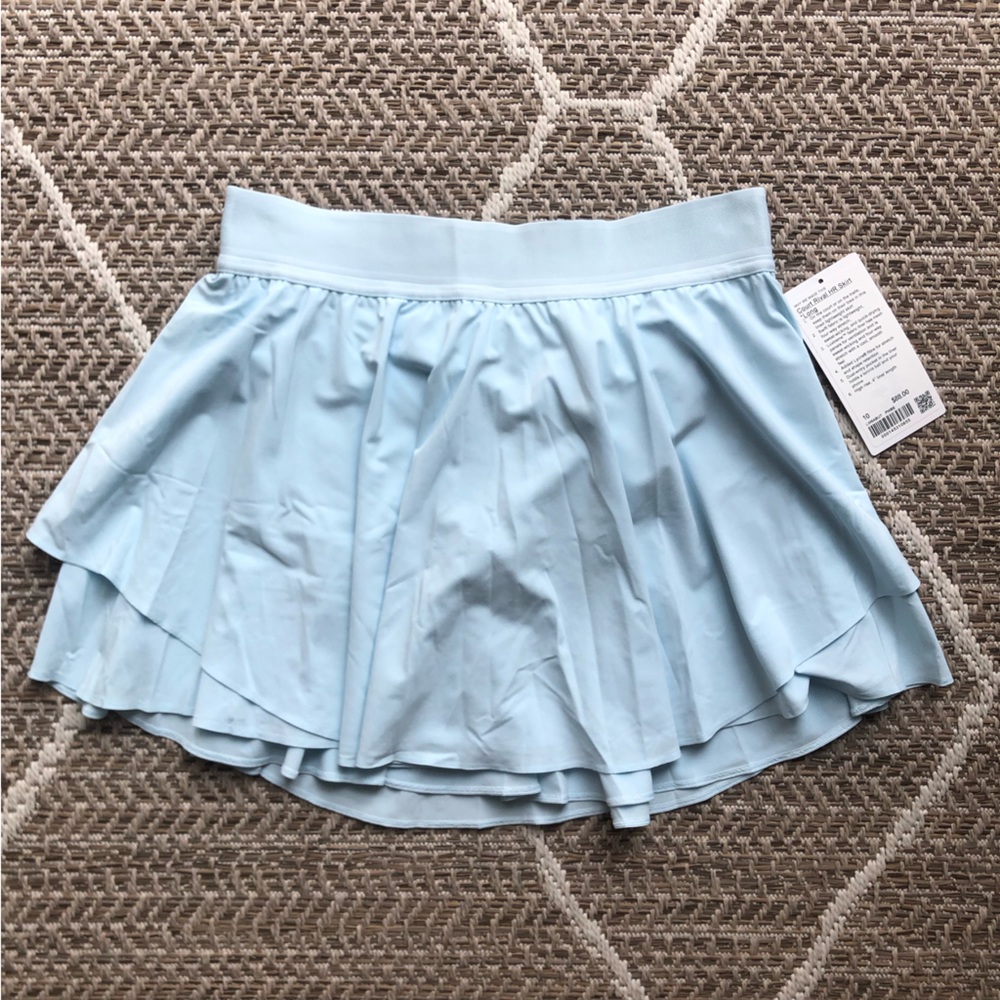 Lululemon Court Rival High-Rise Skirt Long (Size 10, Powder Blue)